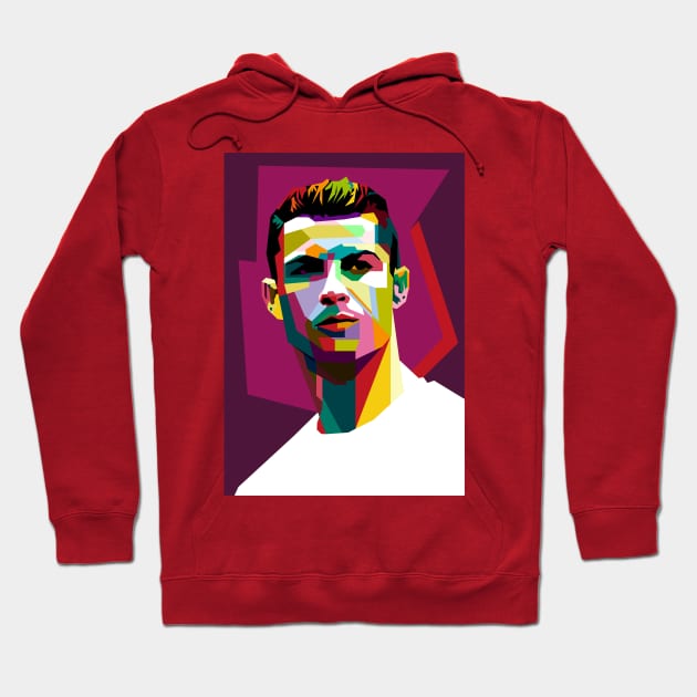 WPAP cristiano ronaldo Hoodie by pucil03